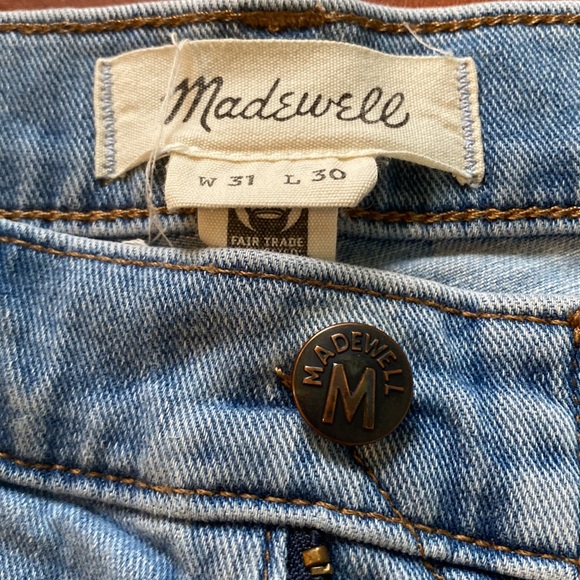 Madewell Athletic Slim 31x30 Jeans - Picture 3 of 5